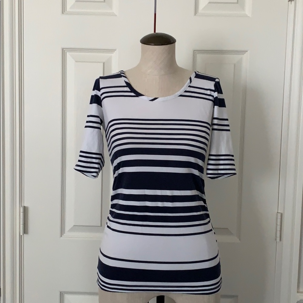 New York & Company Striped Tee